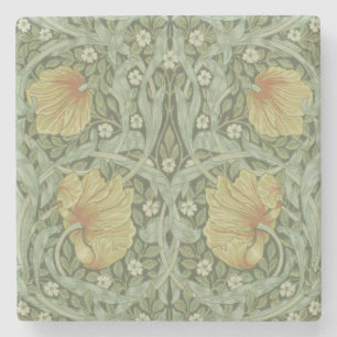 Pimpernel Pattern (by William Morris) Stone Coaster