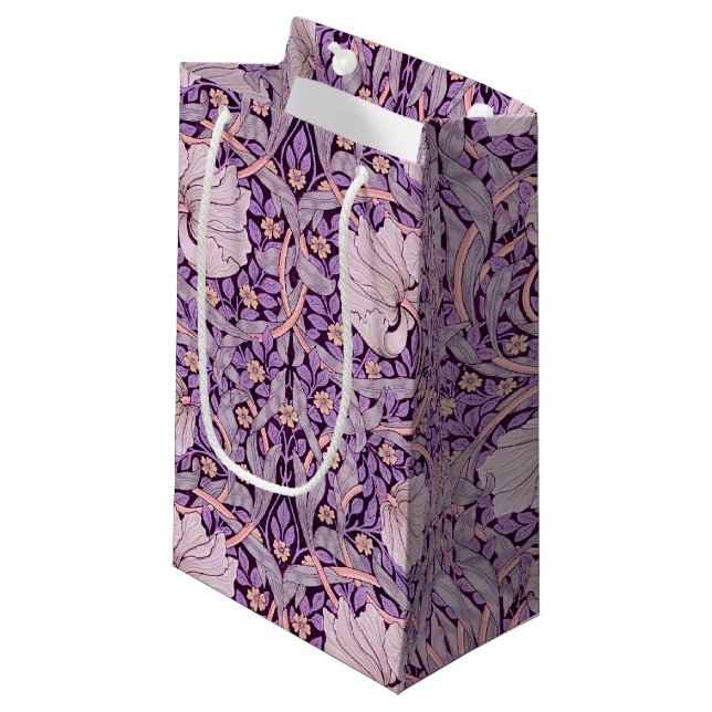 Pimpernel Purple, William Morris Petit sac cadeau (Devant Angle)