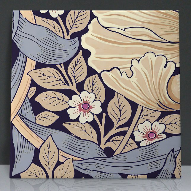 Pimpernel Seamless 11 of 12 Dusty Blue & Yellow Tile (Creator Uploaded)