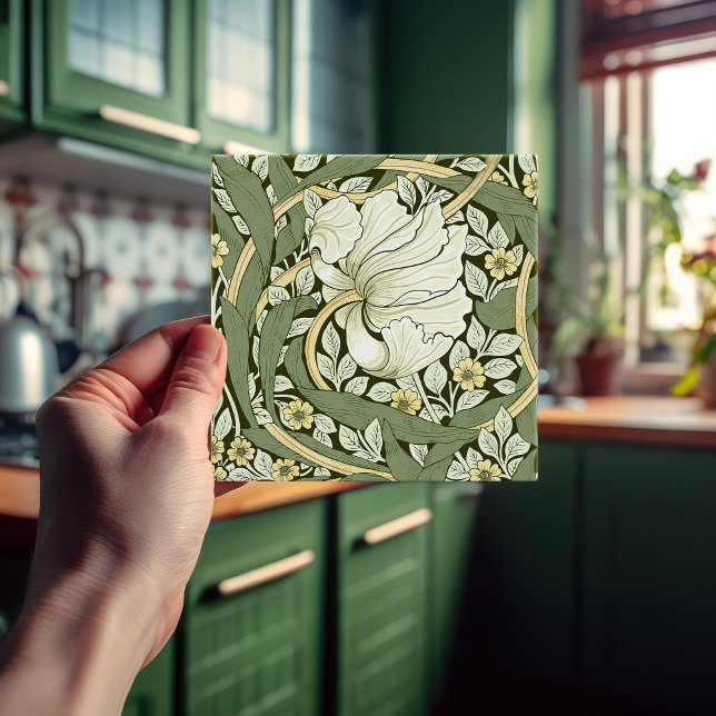 Pimpernel Seamless 1/2 William Morris Arts Crafts Tile (Creator Uploaded)
