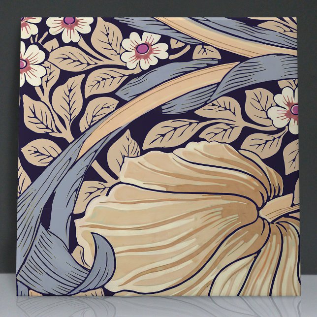 Pimpernel Seamless 1 of 12 Dusty Blue & Yellow Tile (Creator Uploaded)