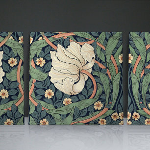 Pimpernel Seamless 2/2 William Morris Arts Crafts Tile