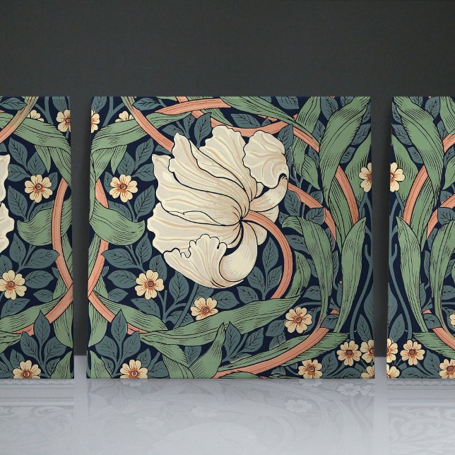 Pimpernel Seamless 2/2 William Morris Arts Crafts Tile (Creator Uploaded)