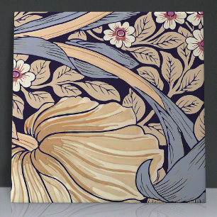 Pimpernel Seamless 4 of 12 Dusty Blue & Yellow Tile