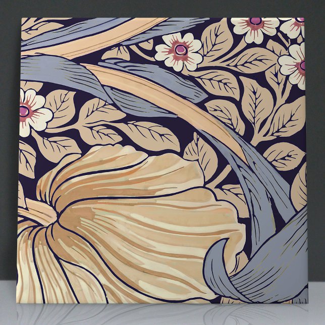 Pimpernel Seamless 4 of 12 Dusty Blue & Yellow Tile (Creator Uploaded)