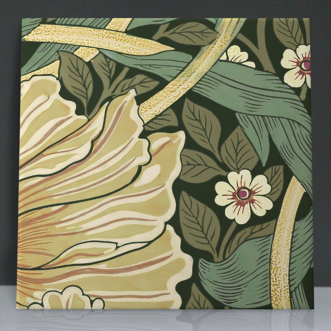 Pimpernel Seamless 4 of 12 Faux Gold & Sage Green Tile (Creator Uploaded)