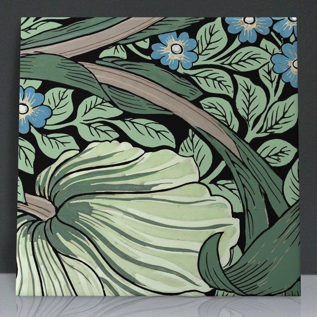 Pimpernel Seamless 4 of 12 Sage Green Blue Tile (Creator Uploaded)
