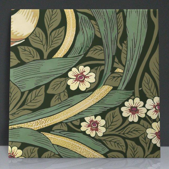 Pimpernel Seamless 6 of 12 Faux Gold & Sage Green Tile (Creator Uploaded)
