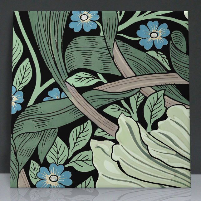 Pimpernel Seamless 7 of 12 Sage Green Blue Tile (Creator Uploaded)