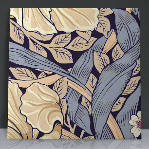 Pimpernel Seamless 8 of 12 Dusty Blue & Yellow Tile