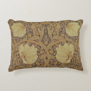 'Pimpernel' wallpaper design, 1876 Accent Pillow