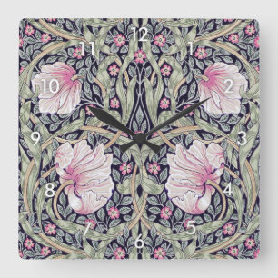 Pimpernel, William Morris Square Wall Clock