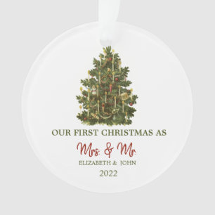 Pin Arbre vintage Notre premier Noël