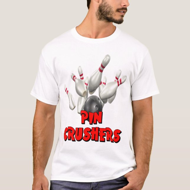 Pin Crushers Bowling T-Shirt (Front)