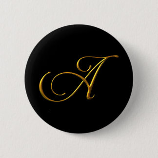 Pin Elegant Monogram Letter A.