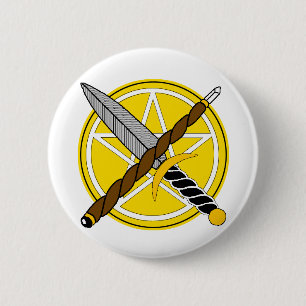Pin-On Badge - Magical Practice 2 Inch Round Button