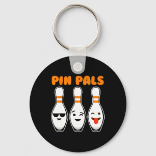 Pin Pals Cute Funny Bowling Keychain