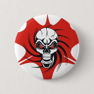 pin-skull 2 inch round button