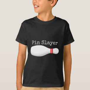 Pin Slayer Bowling Funny Graphic Strikes Turkeys T T-Shirt