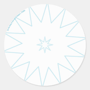 * pin the bling on the ring * BRIDAL SHOWER game Classic Round Sticker