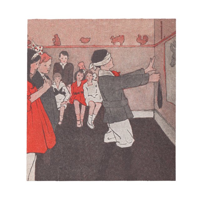 Pin the tail Donkey Notepad (Front)