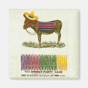 Pin the tail on the Donkey Magnet