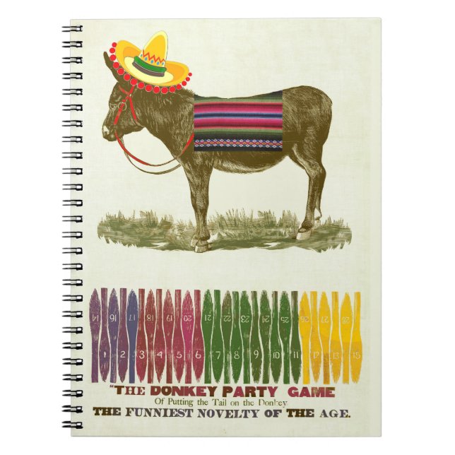 Pin the tail on the Donkey Notebook (Front)
