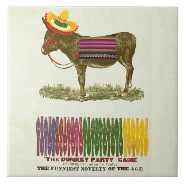 Pin the tail on the Donkey Tile (Front)