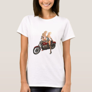 Pin-up biker girls T-Shirt