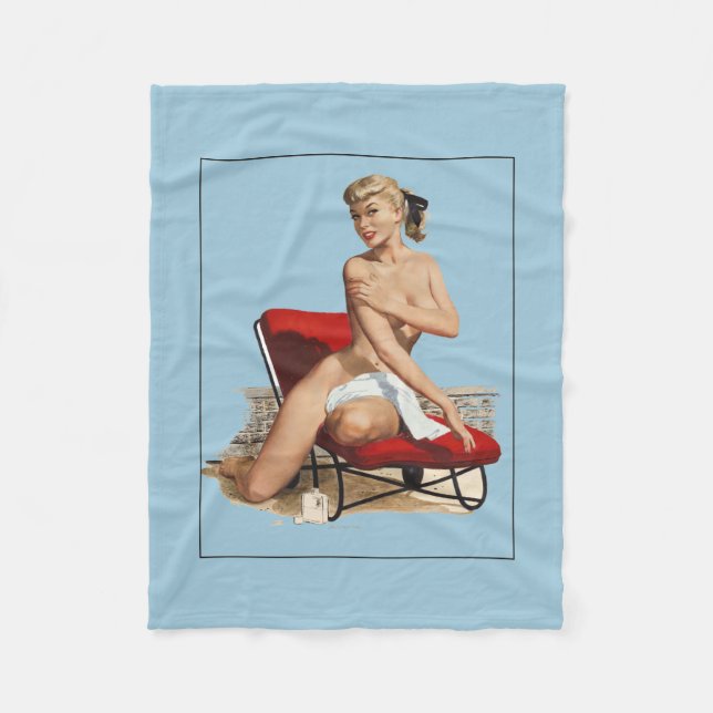 Pin-up Fleece Blanket (Front)