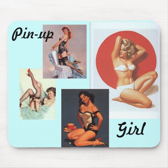 Pin-up Girl mousepad (Front)