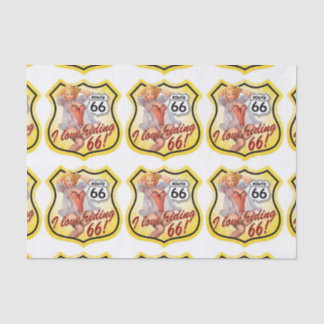 Pin Up Girl Route 66 Tissue Paper