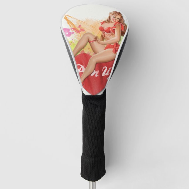 Pin Up Golf Head Cover (Front)