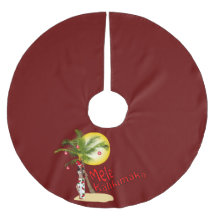 Pin-up Mele Kalikimaka Christmas Tree Skirt