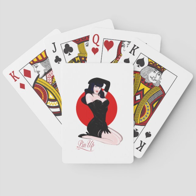Pin Up Playing Cards (Back)