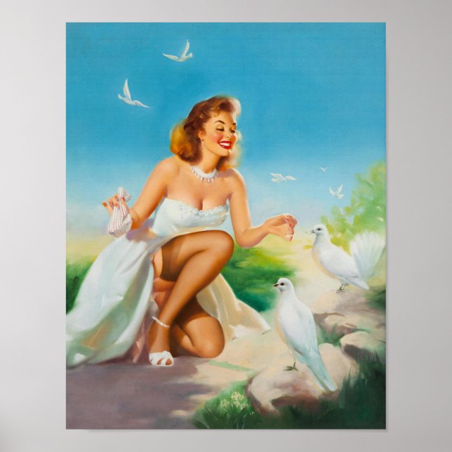 Pin-up Pleasing Her Flock Poster (Front)