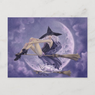 Pin-Up Witches - Bewitched Postcard