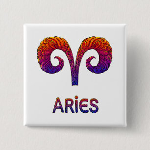 Pin Vibrant Colorful Aries Zodiac Square 