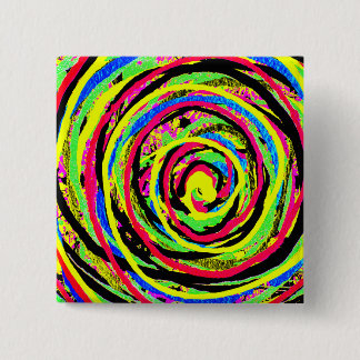 Pin with an image of my origial abstract painting.