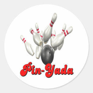 Pin-Yada Classic Round Sticker