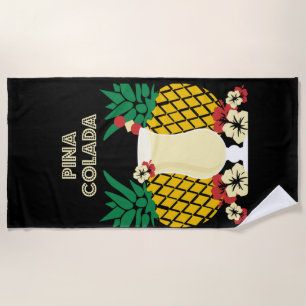 Piña Colada Cocktail Drink Gifts Beach Towel