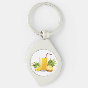 Pina Colada cocktail Keychain
