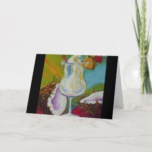 Piña Colada & Coconut Birthday Card
