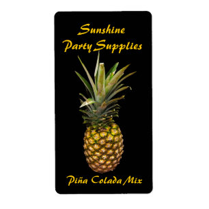 Pina Colada Mix Étiquettes