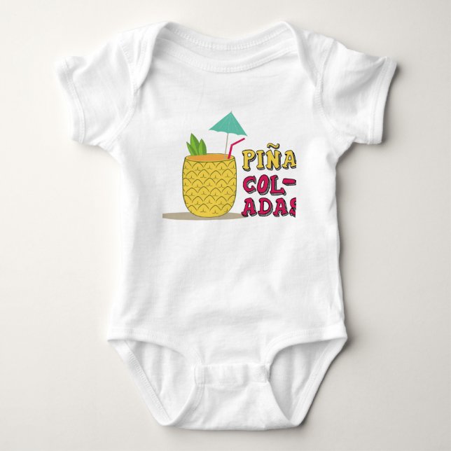 Pina Coladas Baby Bodysuit (Front)