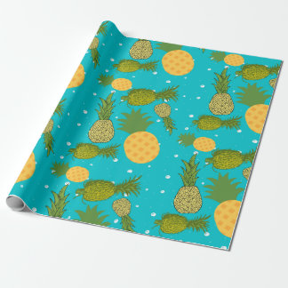 piña, pinaaple wrapping paper