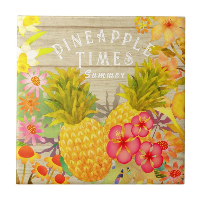 Pinapple  Pine  Tile (Front)