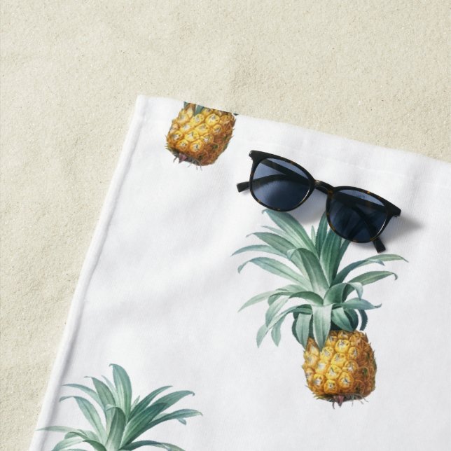 Pinapples Beach Towel (In Situ)