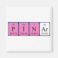 Pinar periodic table name magnet