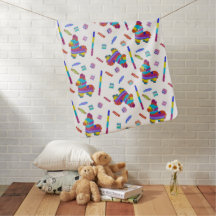Pinata Fiesta Baby Blanket